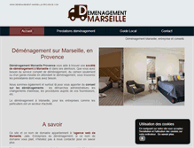Tablet Screenshot of demenagement-marseille-provence.com